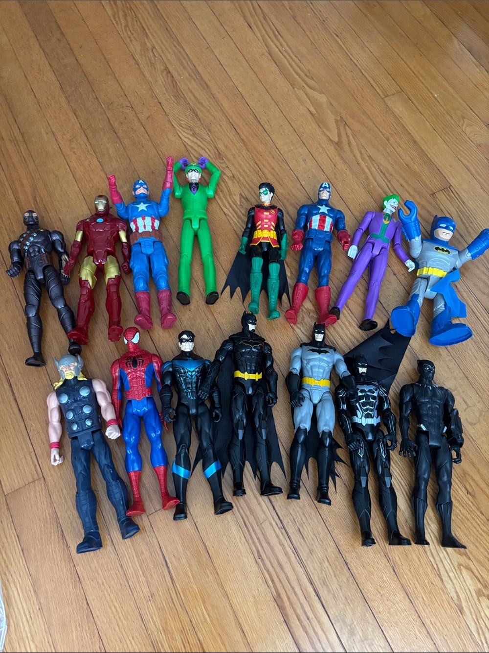 Assorted Kids Superhero Action Figure Set